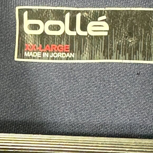 Bolle 1/4 Zip Shirt Mens XXL Blue Colorblock Long Sleeve Pullover Active - Picture 3 of 8